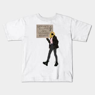 Woman’s rights are human rights Kids T-Shirt